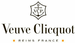 Logo Champagne Veuve Clicquot della cantina del ristorante san Giovanni